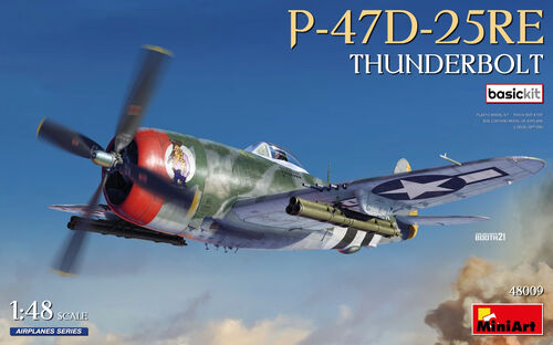 P-47D-25RE Thunderbolt - Basic Kit MiniArt 48009