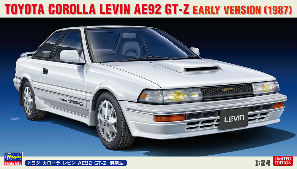 Toyota Corolla Levin AE92 GT-Z Early Version (1987) Hasegawa 20596