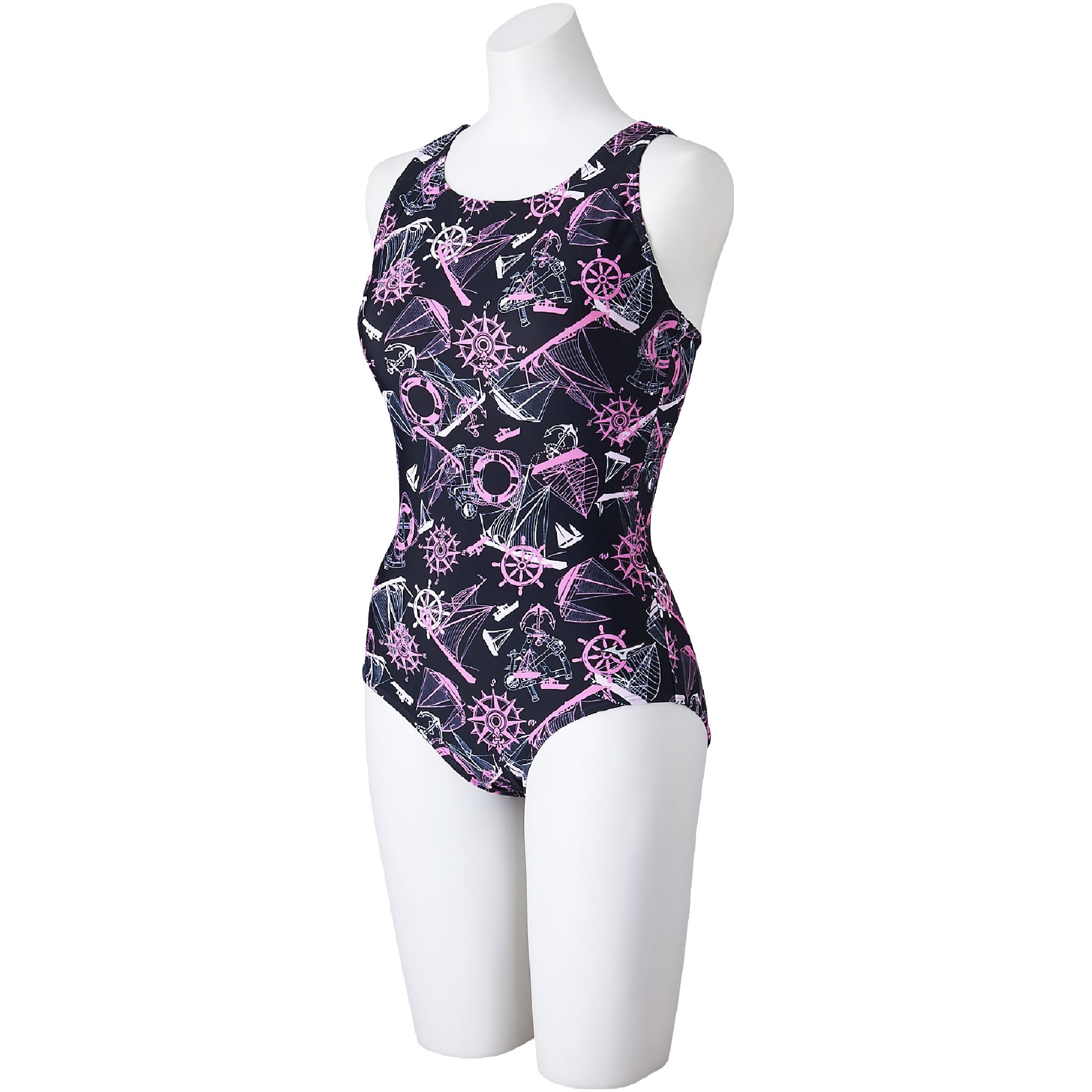 アクアフィットネス用ワンピース|N2JAA814|フィットネス水着|スイム