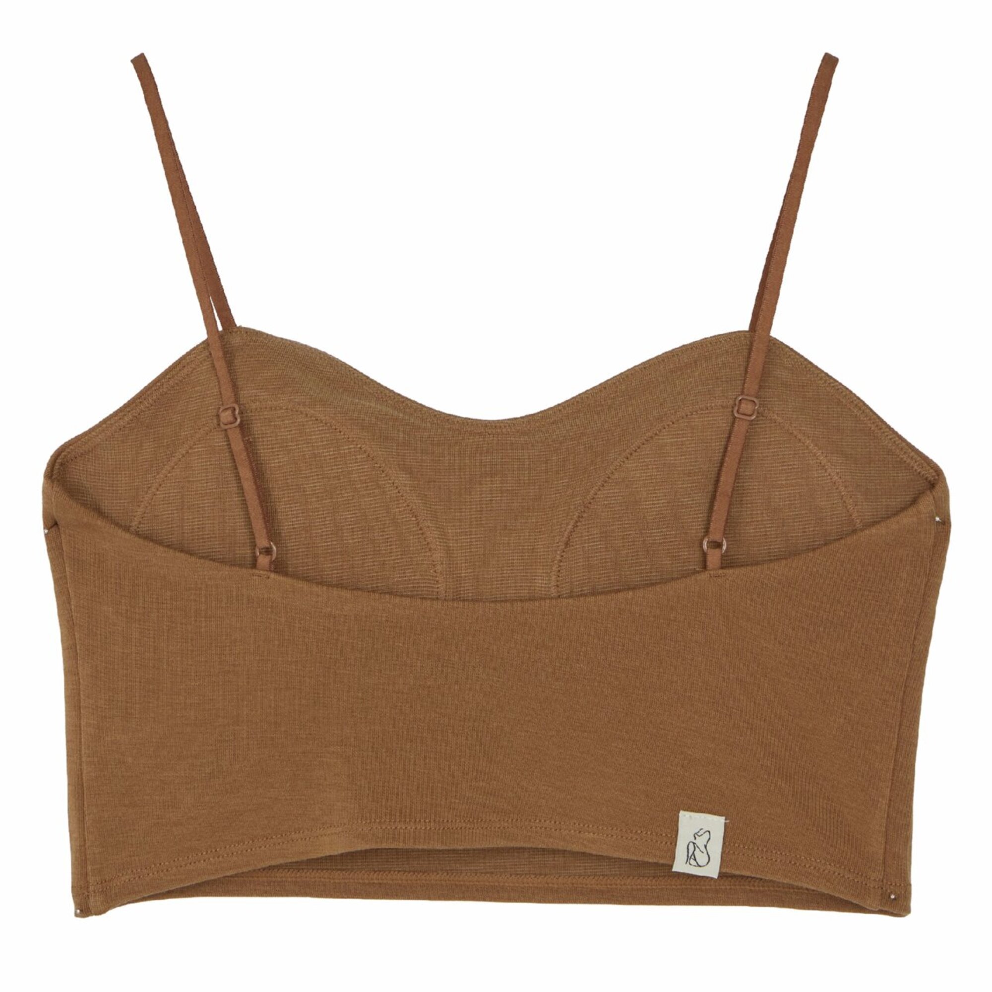 Ameri／吸湿発熱】ブレスサーモクロップドキャミソールトップス(カップ