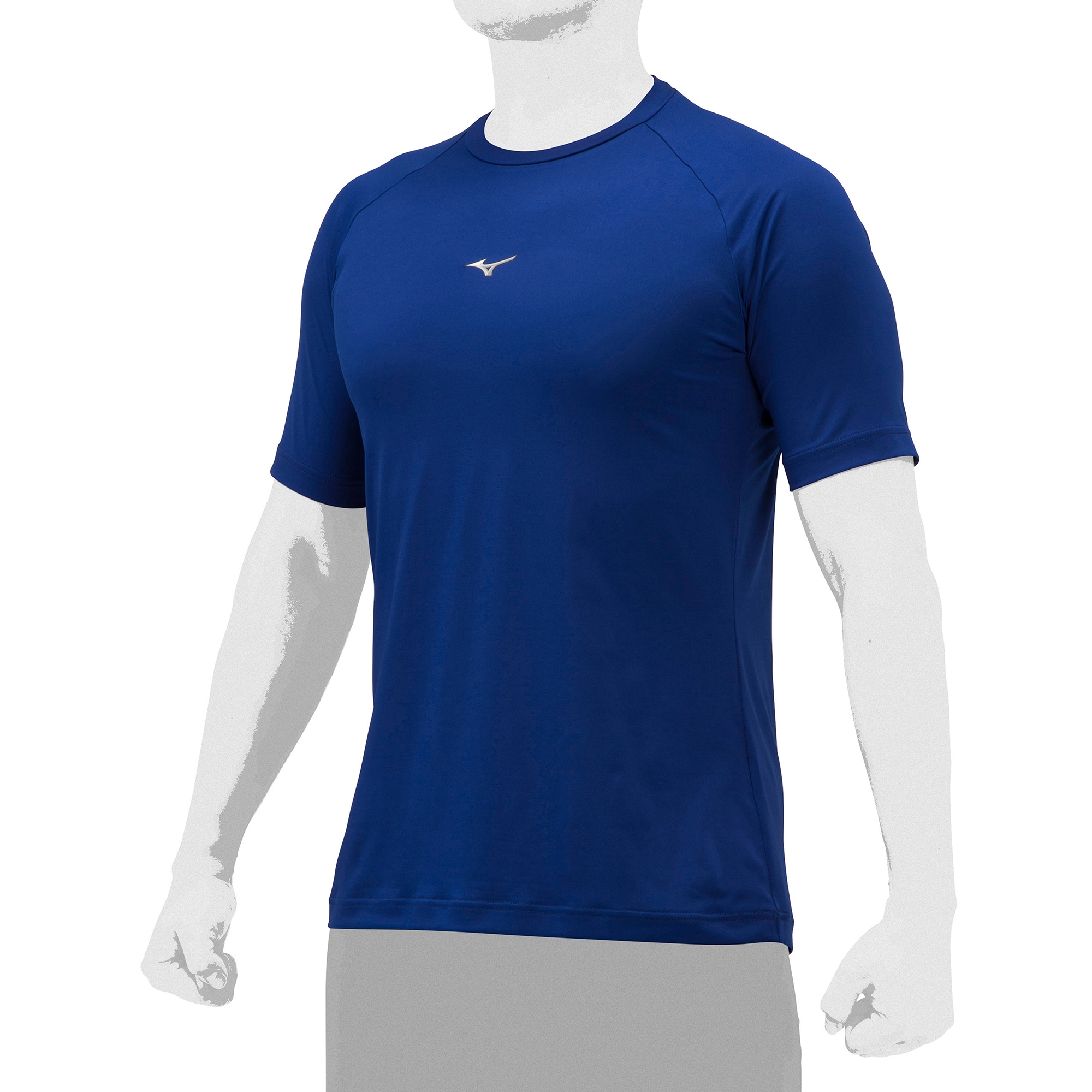 ローネック／半袖(野球／抗菌防臭／防汚)|12JAAP30|アンダーシャツ