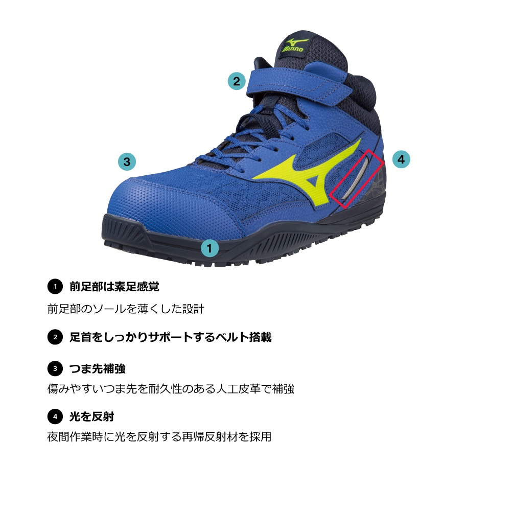 オールマイティ SDII 13 H (紐＆ベルト／ハイカット／ワーキング