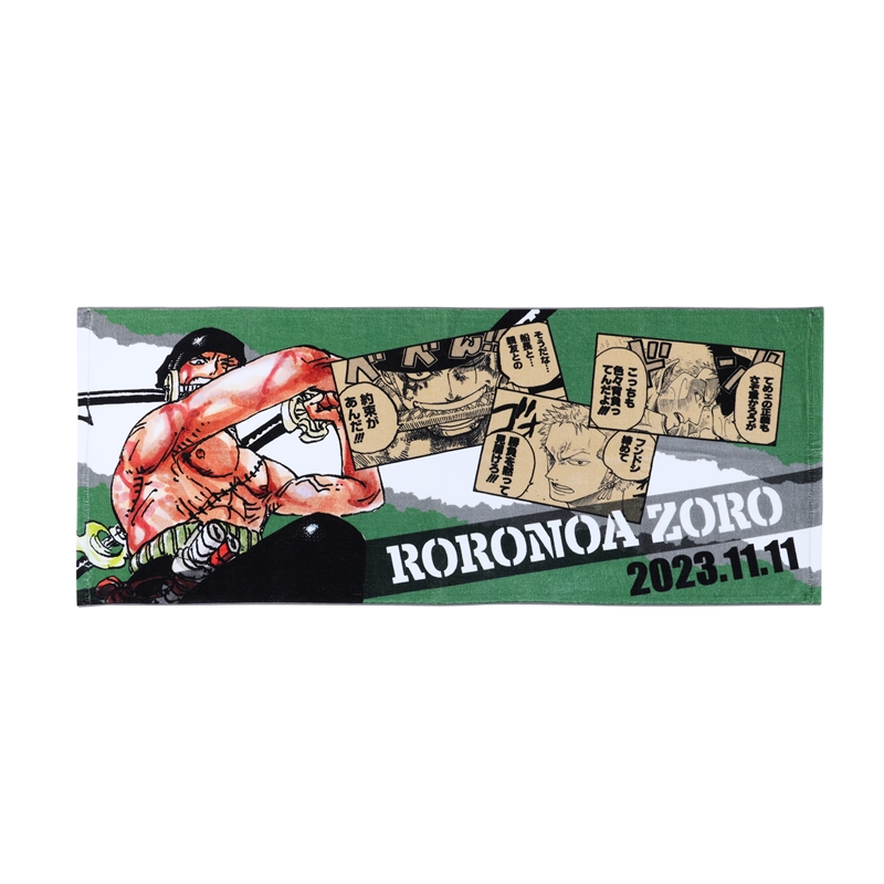 ONE PIECE』フルカラーフェイスタオル ロロノア・ゾロ BC4