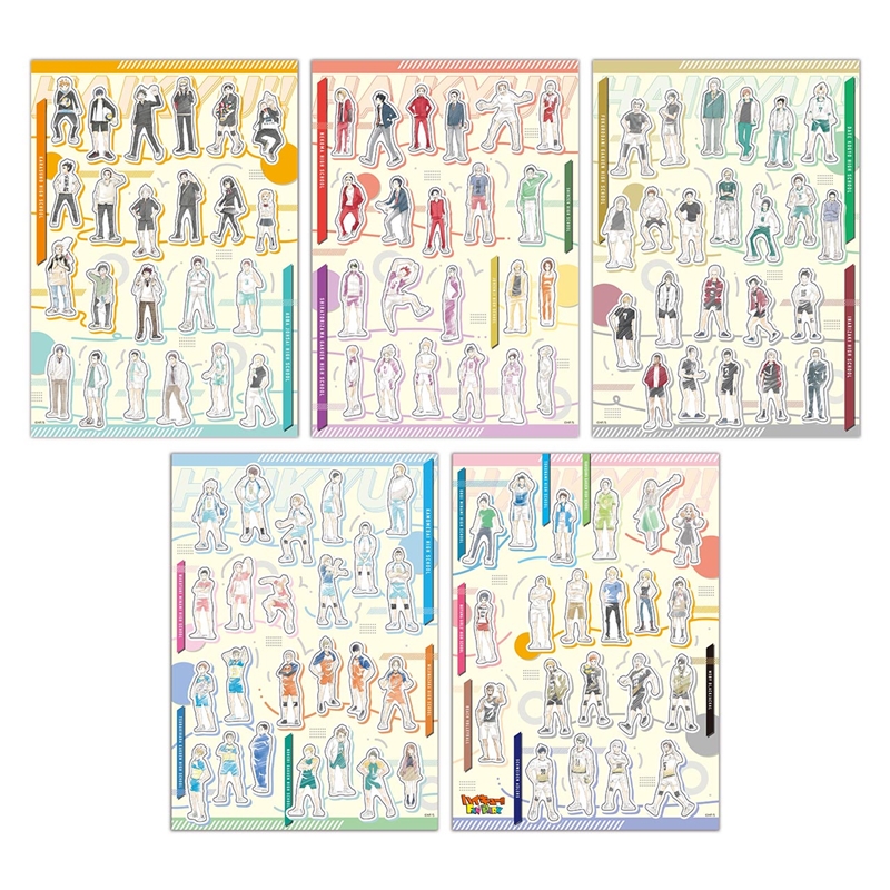 ハイキュー！！』キャラパネ軍団！！ステッカー113枚セット （A4