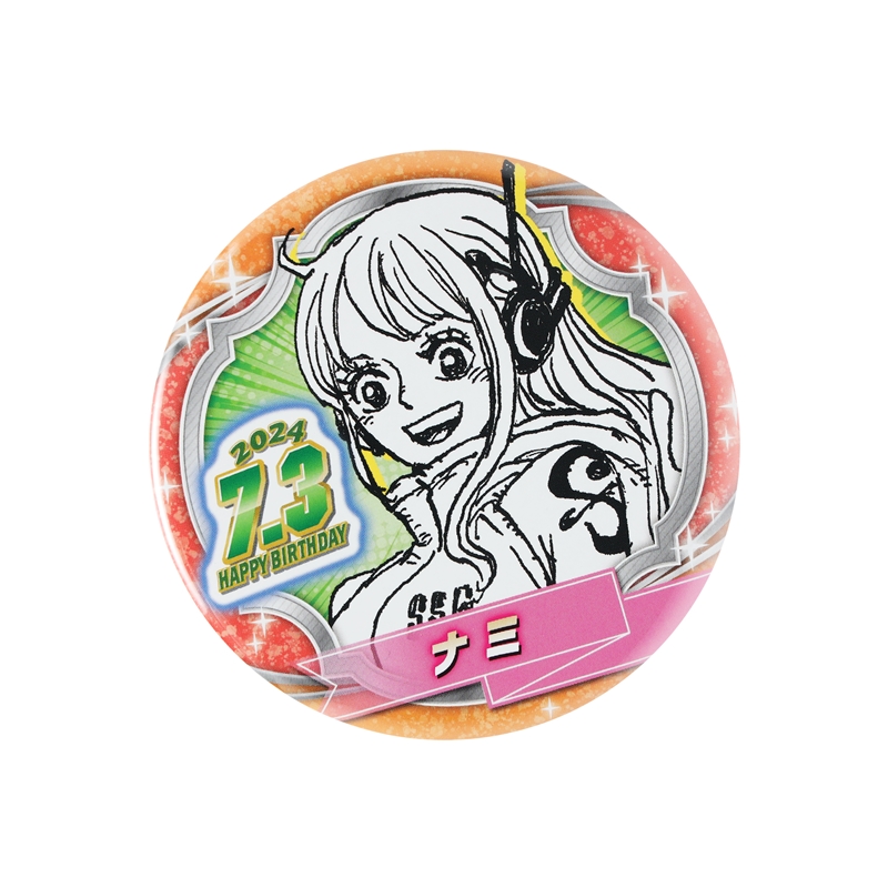 ONE PIECE』バースデイ缶バッジ ナミ BD3: アクセサリー類