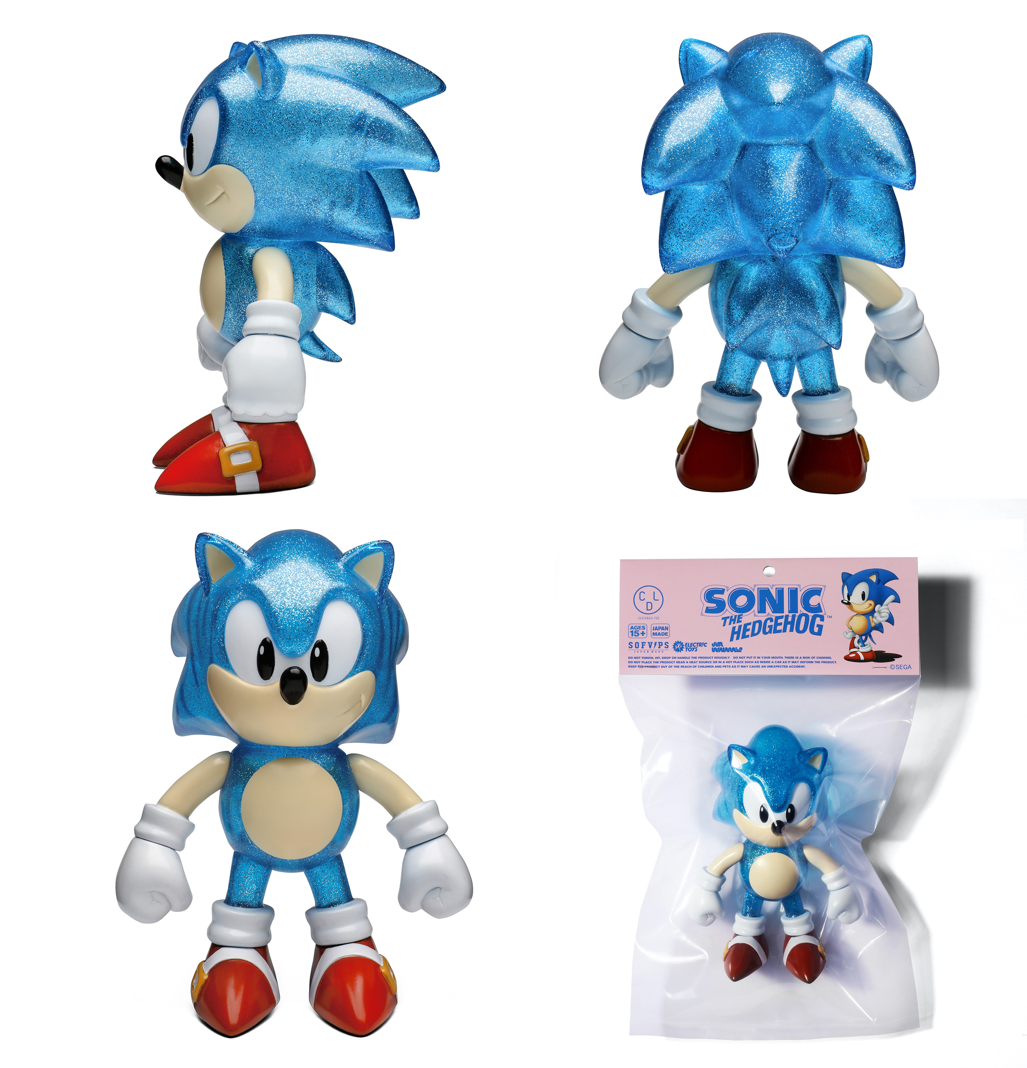 SEGA60TH SONIC THE HEDGEHOG VINYL TOY – JUN WATANABE