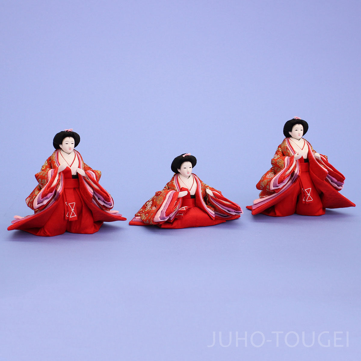 雛人形単品三人官女2 柳三寸サイズ #29 – 寿鳳人形の東芸
