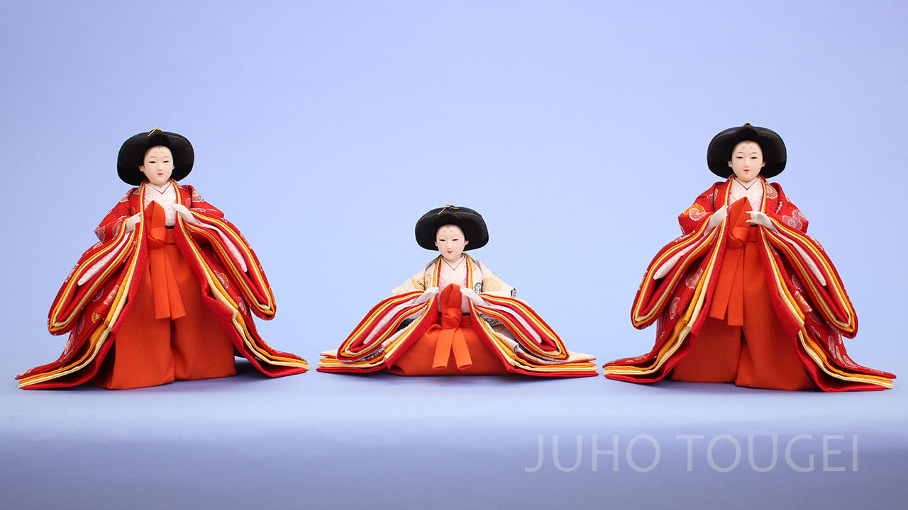 雛人形単品三人官女5 三五サイズ341-04 – 寿鳳人形の東芸