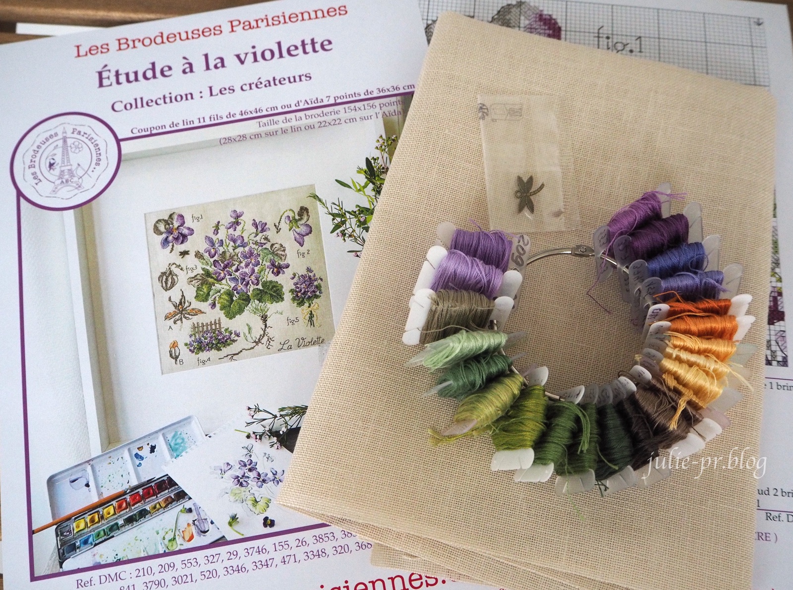 Étude à la violette — the new botanical design by Veronique