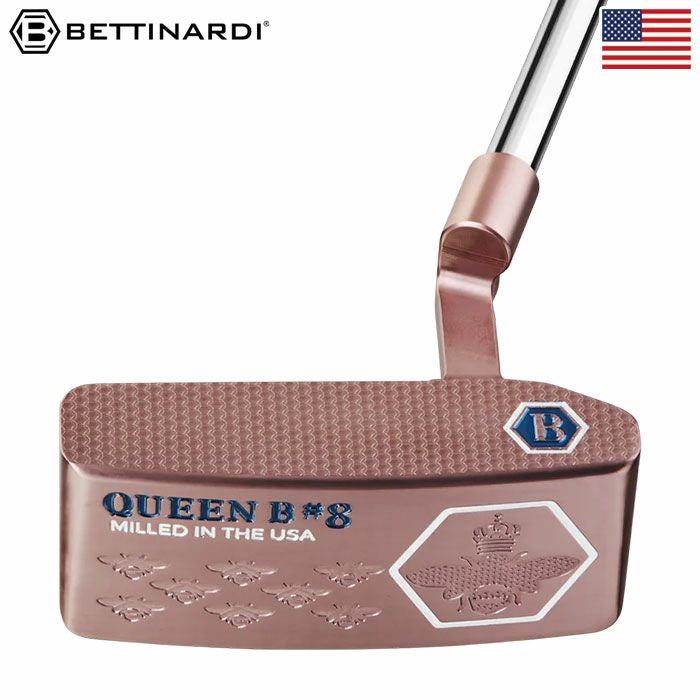 ベティナルディ Queen B 8 Plumber's Neck Putter パター メンズ 右用