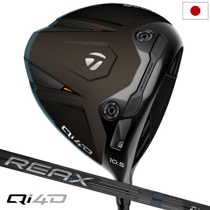 テーラーメイド Qi4D DRIVER ドライバー メンズ 右用 REAX MR50 /MR60