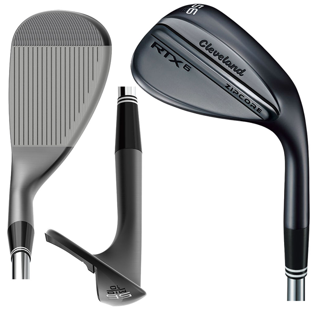 毎日発送】クリーブランド RTX 6 ZIPCORE ブラックサテン ウエッジ