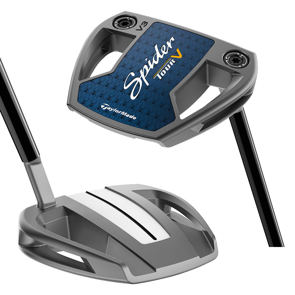 テーラーメイド SPIDER TOUR V パター メンズ 右用 KBS BLACK PVD