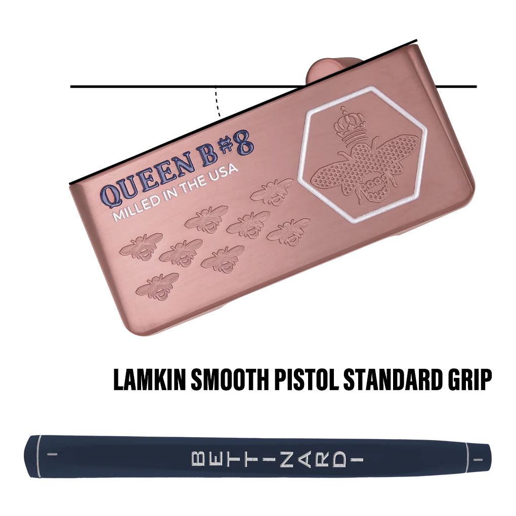 ベティナルディ Queen B 8 Plumber's Neck Putter パター メンズ 右用