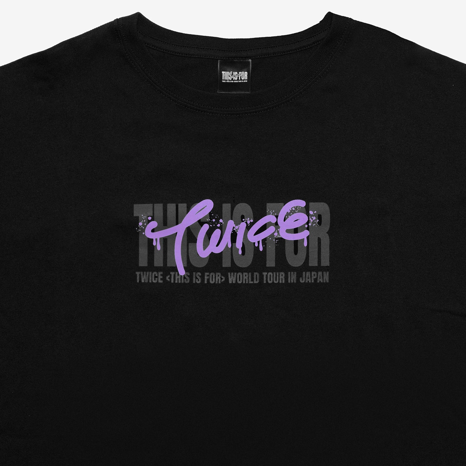 T-SHIRT〈BLACK〉【M】/ SANA / TWICE『THIS IS FOR』 – JYP JAPAN