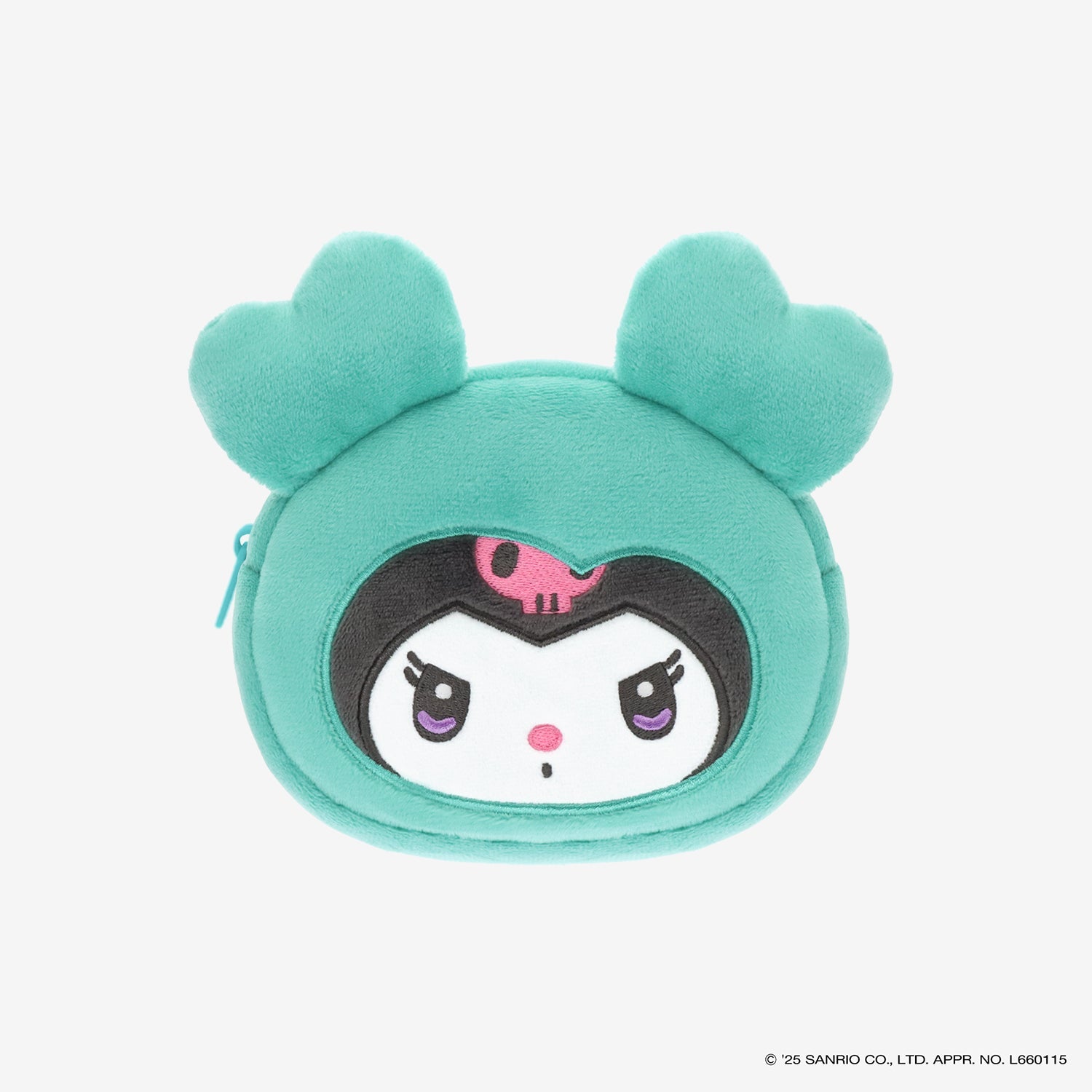 TWICE LOVELYS×SANRIO CHARACTERS FACE POUCH - MIVELY×KUROMI / TWICE