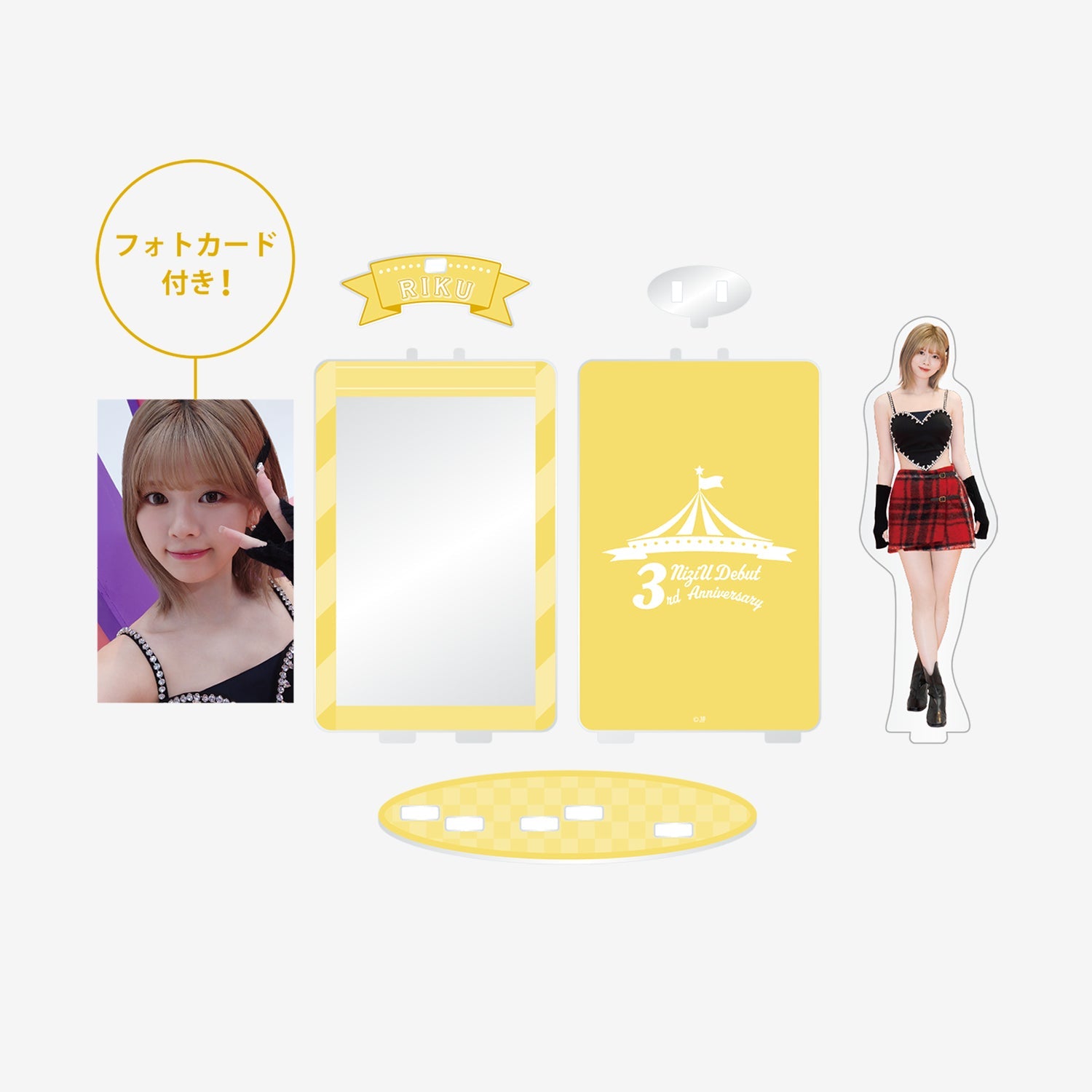PHOTO CARD STAND - RIKU / NiziU『Debut 3rd Anniversary』 – JYP