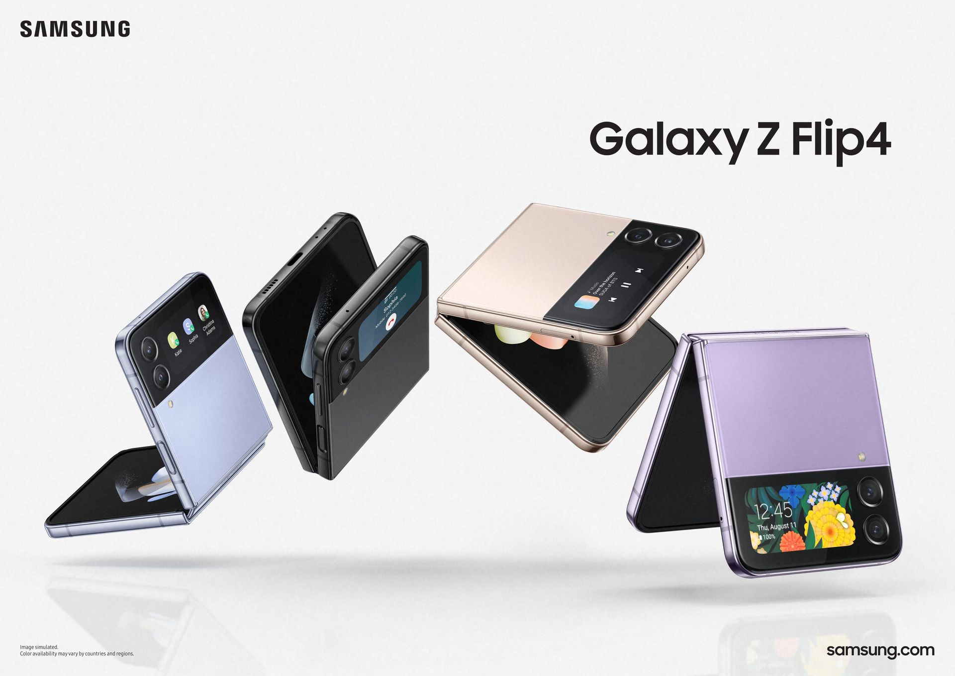 Galaxy Z Flip4」と「Galaxy Z Flip3 5G」の主なスペックを比較