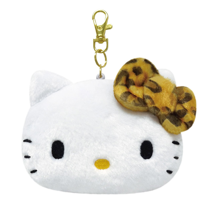 フェイスポーチ｜ハローキティ（ヒョウ柄シリーズ） [ピンク] | 株式