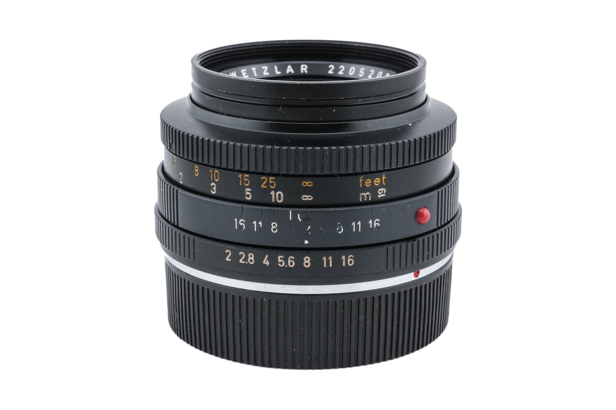 Leica 50mm f2 Summicron-R (Type I) (2-Cam) (11228) - Lens