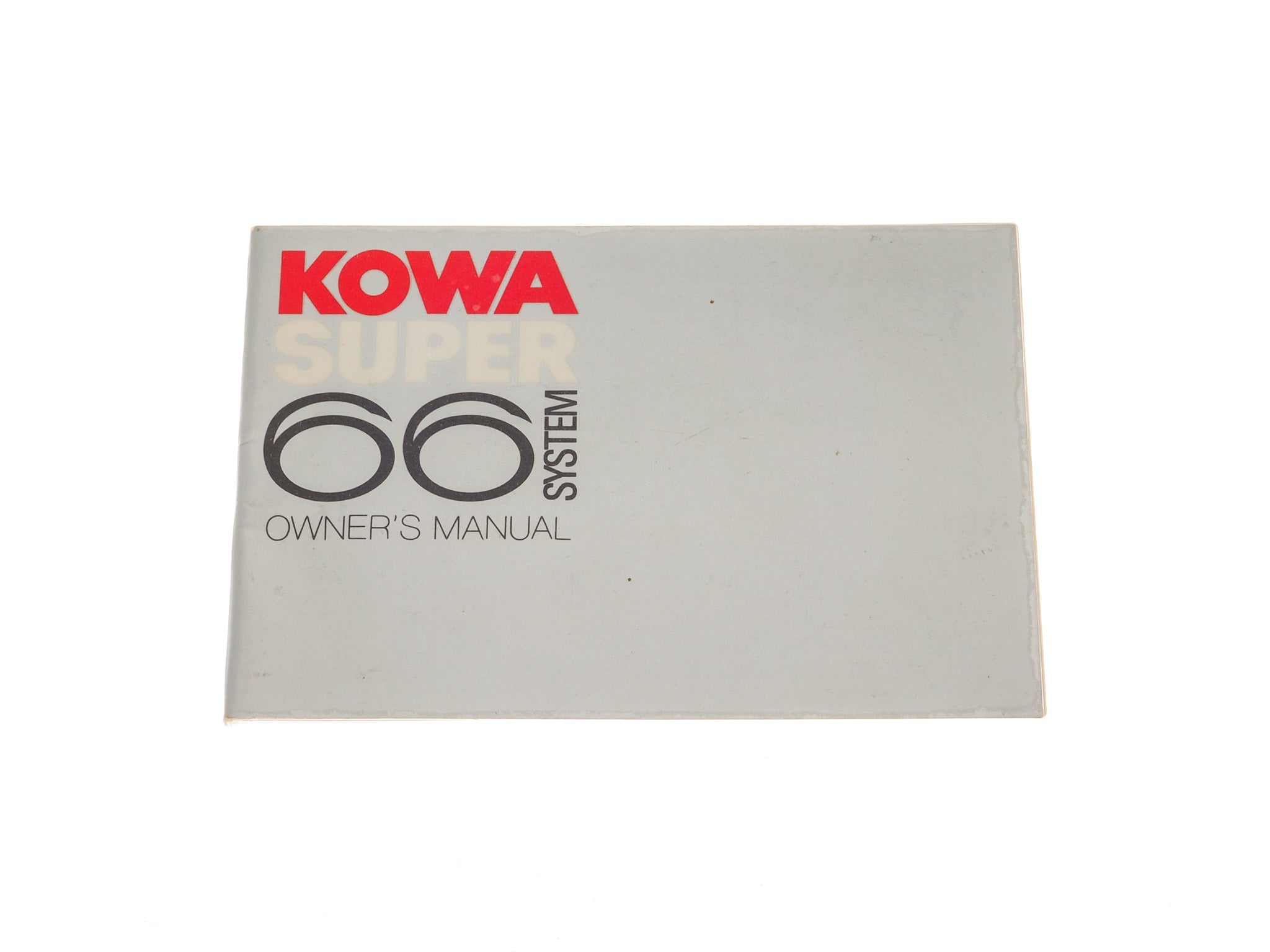 コーワ(KOWA) スーパー(SUPER) 66 使用説明書 1974年 コーワ(KOWA