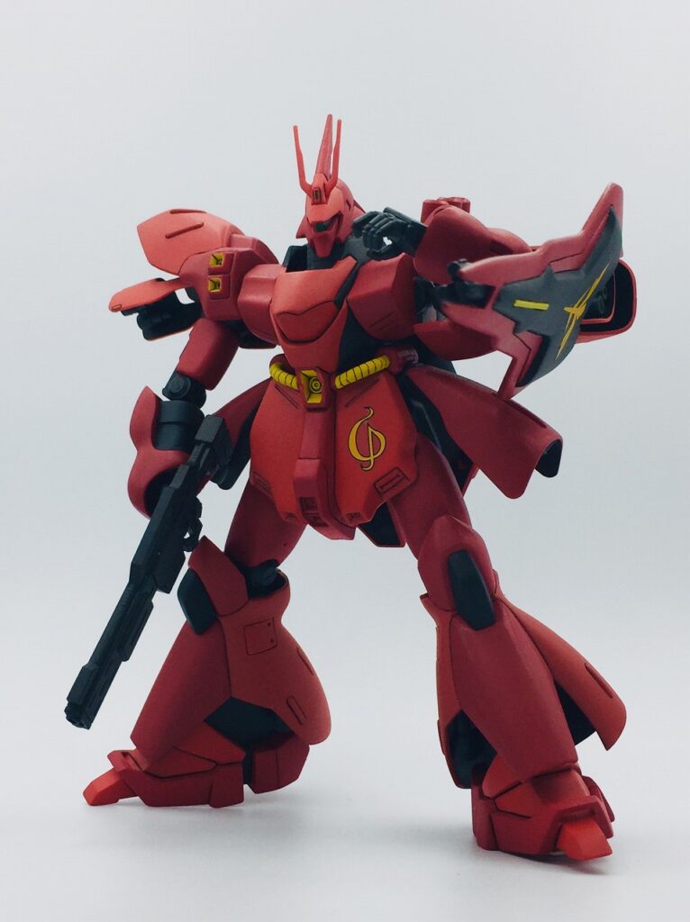 旧キット 1/144 サザビー ガンプラ 塗装済み 完成 – カンオウ ガンプラ