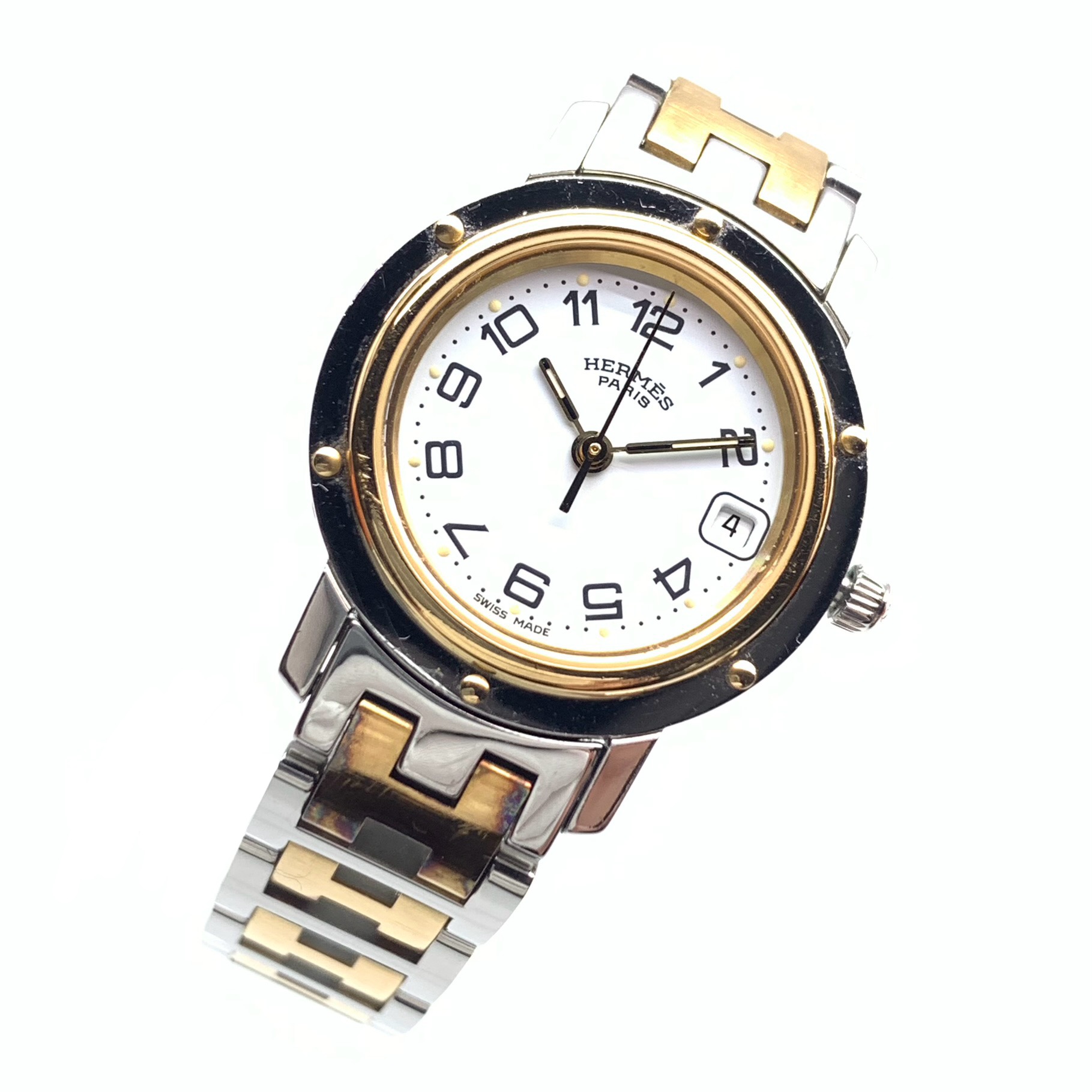 HERMES エルメス 腕時計 クリッパー CL4.220 レディースウォッチ を