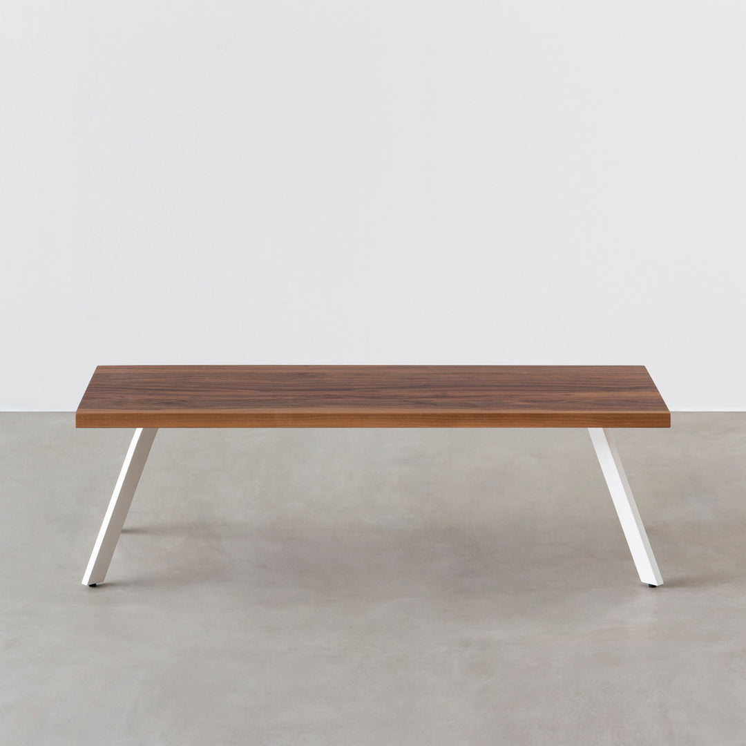 THE LOW TABLE / 無垢 ウォルナット × White Steel – KANADEMONO