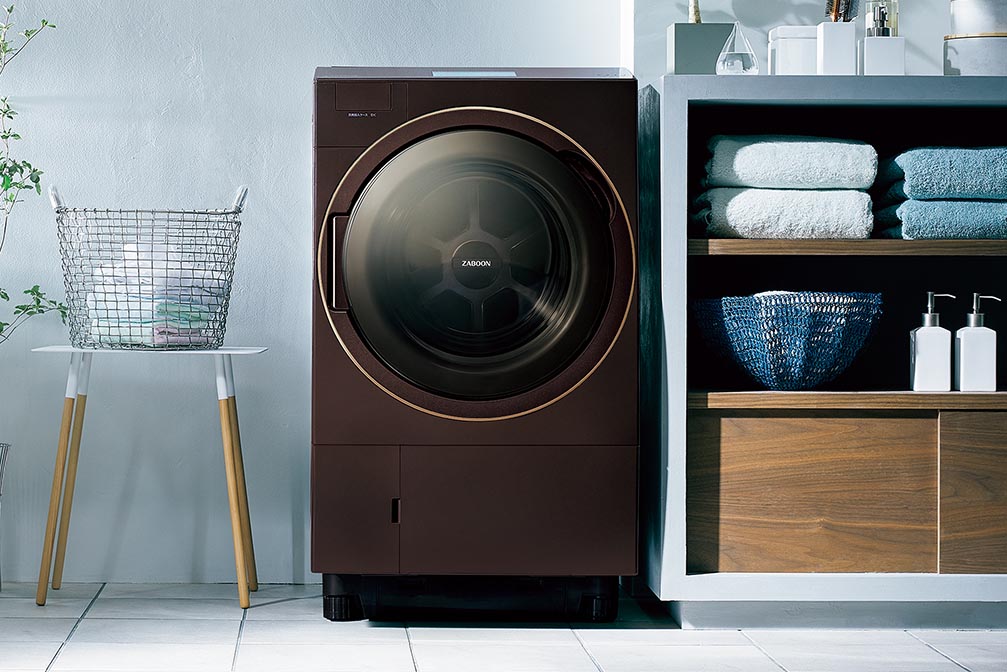 東芝、自動2度洗いで徹底洗浄するドラム式「ZABOON」。Ag+抗菌、時短も