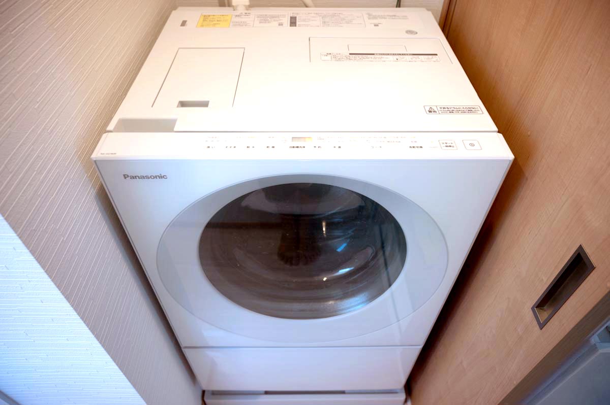 34 パナソニック 未使用展示品 ドラム式洗濯機 7㌔ 乾燥 一人暮し 設置