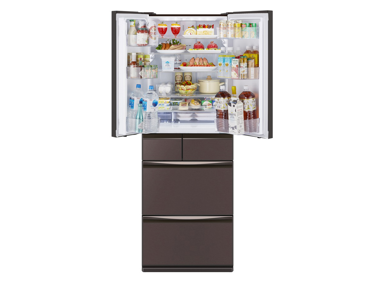 三菱、省エネ大容量冷蔵庫。AIが生活パターンに合わせ最適運転 - 家電