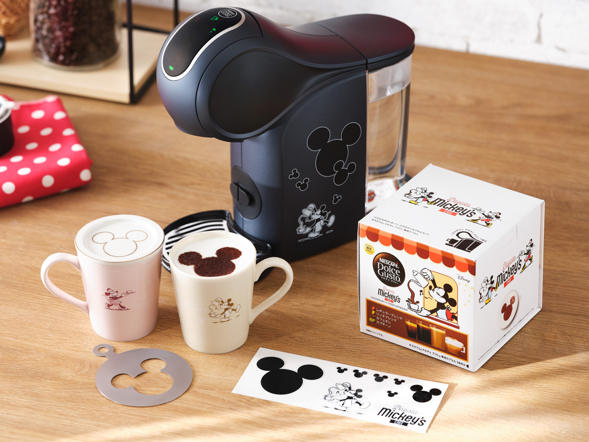 ミッキーでデコれるネスカフェ ドルチェ グスト - 家電 Watch