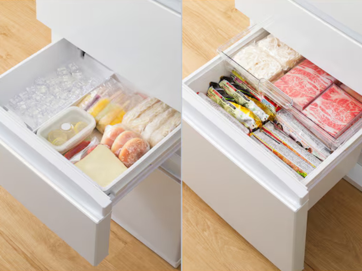 ニトリ、大容量371L冷蔵庫が9万円 冷凍室2段 - 家電 Watch