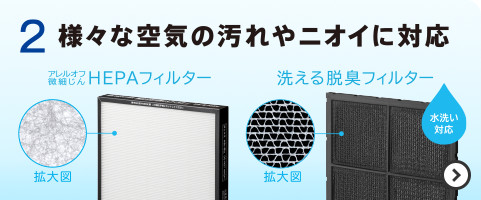 加湿空気清浄機 自動おそうじ クリエア EP-LVG110 ： 日立の家電品