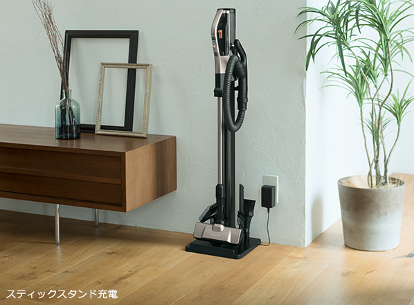 特長：使いやすい ： スティッククリーナー（コードレス式）PV-BH900J