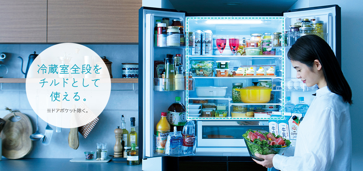 大容量冷蔵庫HXタイプ・HWタイプ 新商品ニュース ： 冷蔵庫 ： 日立の