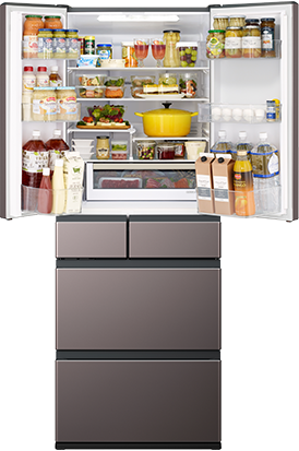 KWCタイプ R-KWC57R ： 冷蔵庫 ： 日立の家電品