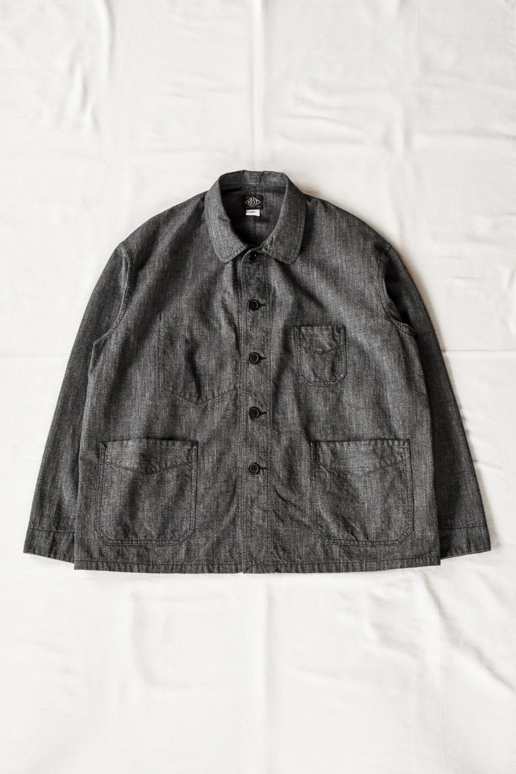 Post O'Alls POST Chinois Travail 2 Cotton Covert Grey | kado〔カド