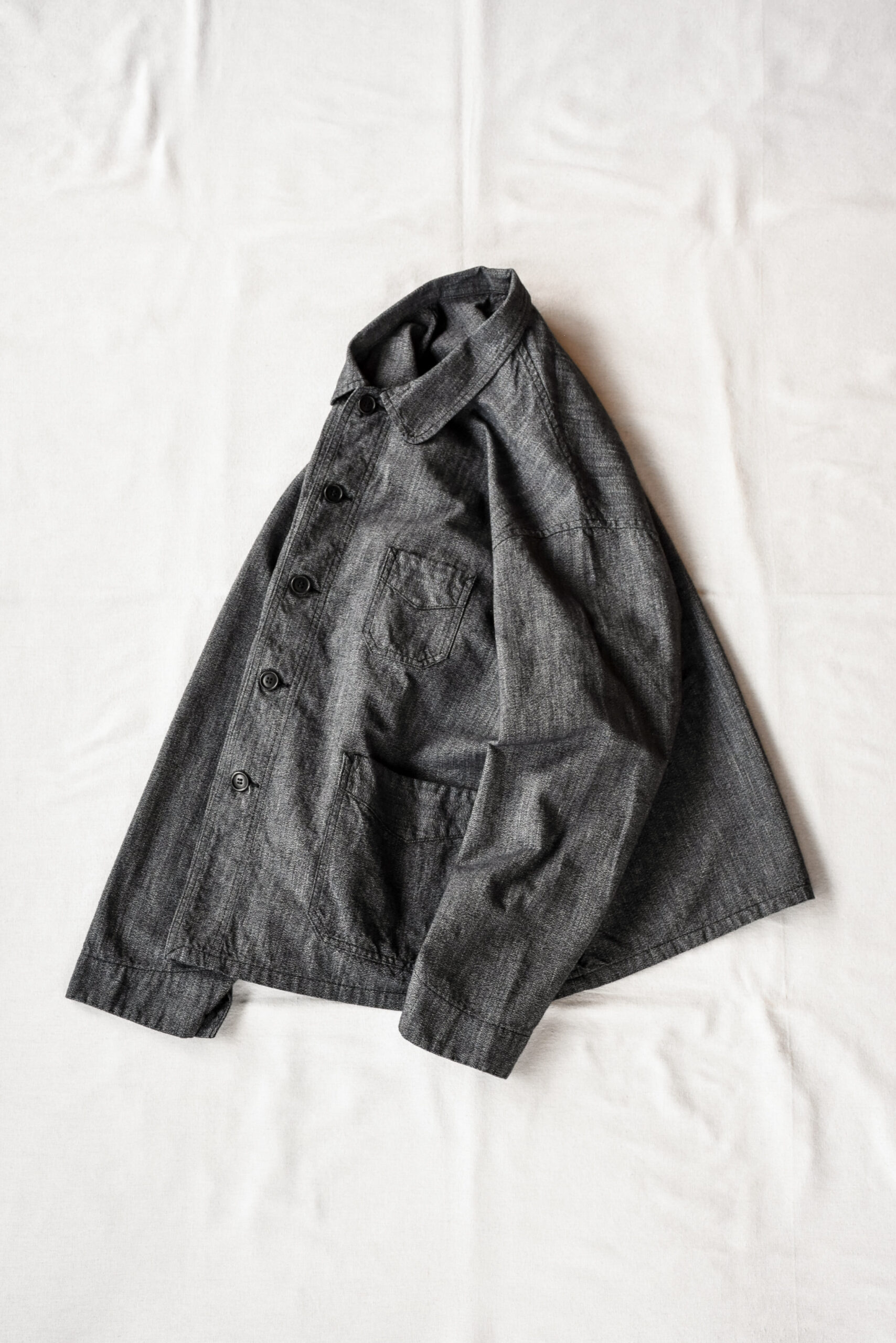 Post O'Alls POST Chinois Travail 2 Cotton Covert Grey | kado〔カド