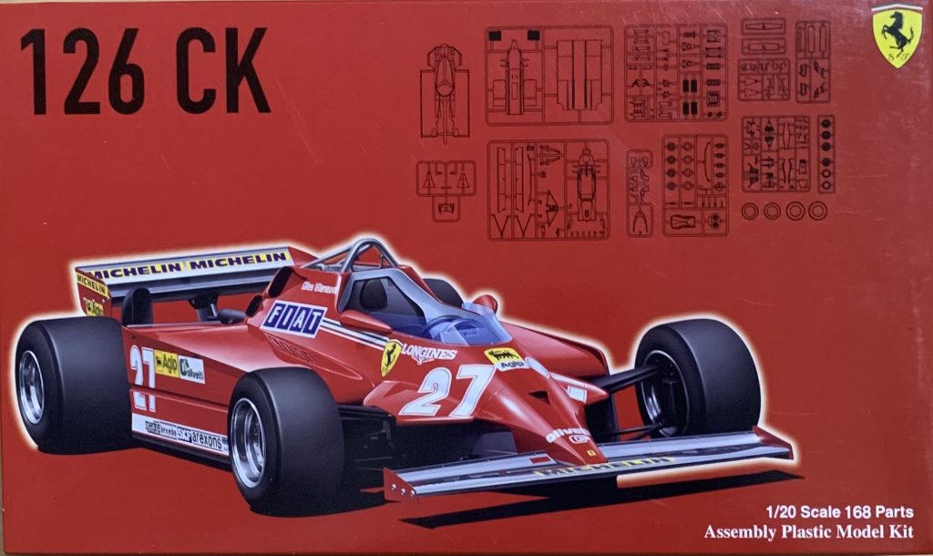 フジミ 1/20 フェラーリ126CK & ジル・ヴィルヌーブ（1981年カナダGP