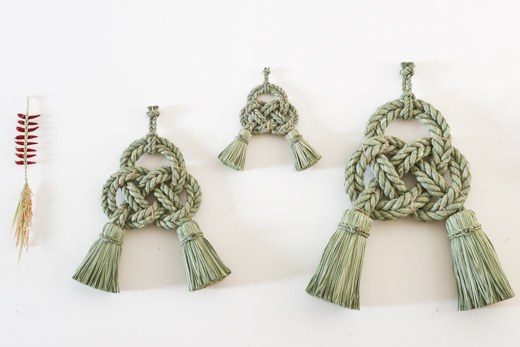 宮崎 わら細工たくぼ 祝結び (中)