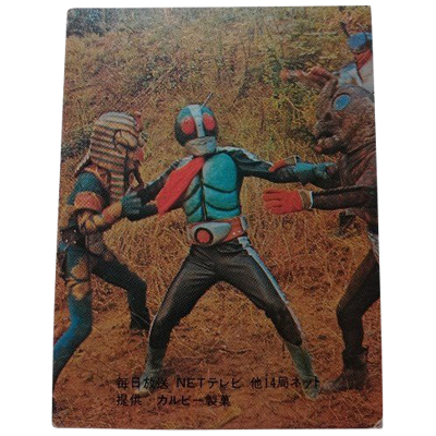 参考価格】怪鳥怪人ゲバコンドル No.10 表14局 旧 仮面ライダーカード