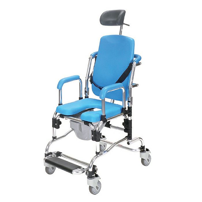 シャワー車いす 病院・施設用 KS2 シャワーキャリー 穴あきシート