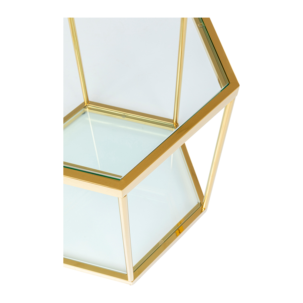 コーム ゴールド 55cm サイドテーブル * - サイドテーブルの通販