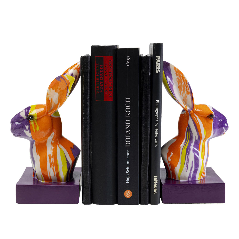 ラビット ホーリー (2/Set) ブックエンド - ブックエンドの通販