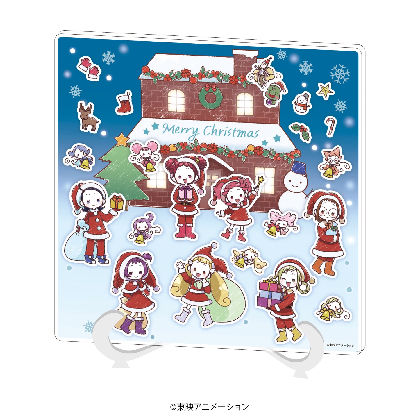 おジャ魔女どれみドッカ～ン！】アクリルアートボード 散りばめ