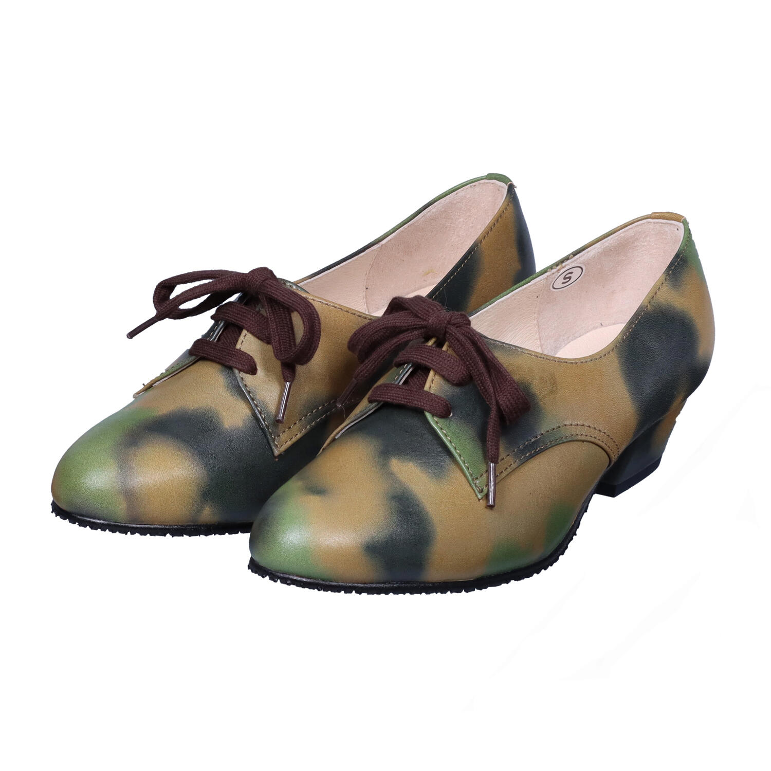 オリジナル迷彩柄 本革 レースアップシューズ | 株式会社 東京靴研