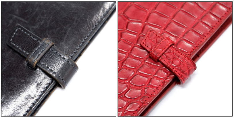 オーダーメイド事例〜クロコダイル革手帳〜 - クロコダイル専門店革