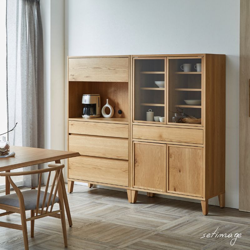 GENE】キャビネット｜開き戸 キッチンボード 食器棚 – 河口家具製作所