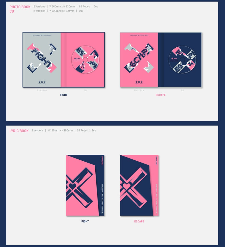 TXT ALBUM THE CHAOS CHAPTER [ FIGHT OR ESCAPE ] – Kawaii Alley